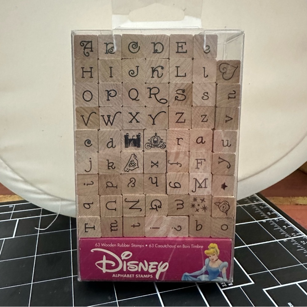 Disney Alphabet Stamps Princess 62 pc